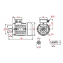 SILNIK ELEKTRYCZNY 0,37kW 400V 1370obr 3FAZOWY